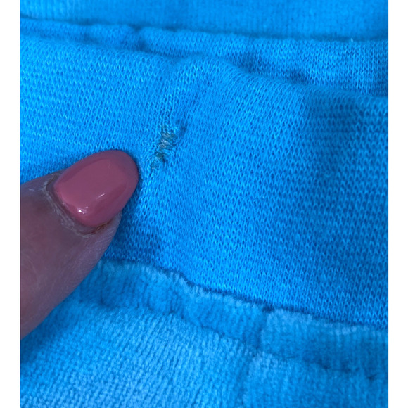 Womens Velour Pants & Zip Hoodie Jacket Size Medium Y2K Turquoise Blue Tracksuit - Picture 10 of 16